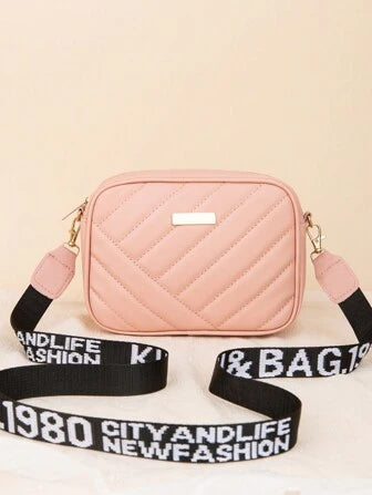 Leather Square Shoulder Bag