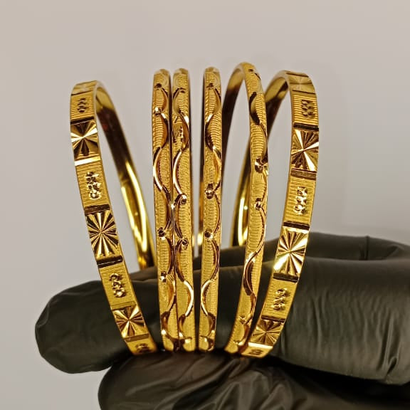 Luxurious Gold Plated Bangles
