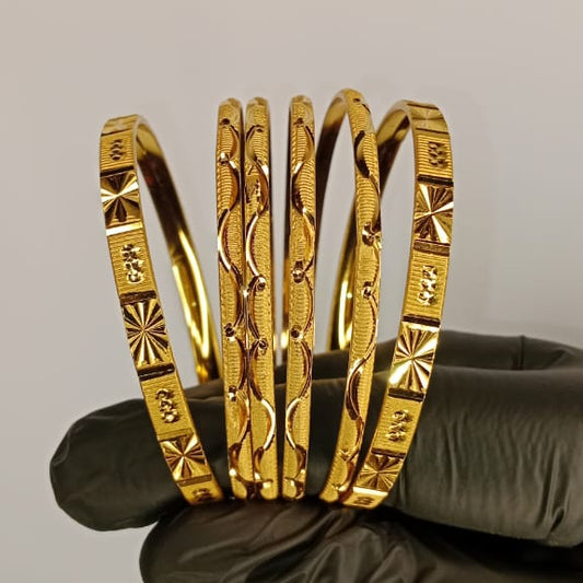 Luxurious Gold Plated Bangles