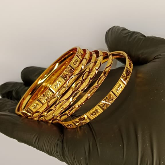 Luxurious Gold Plated Bangles