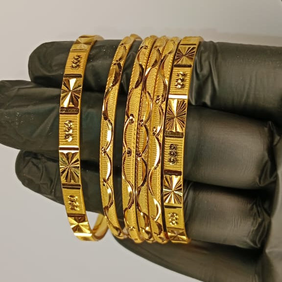 Luxurious Gold Plated Bangles