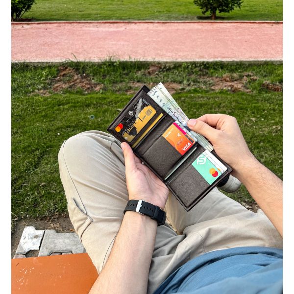 Trifold Leather Wallet