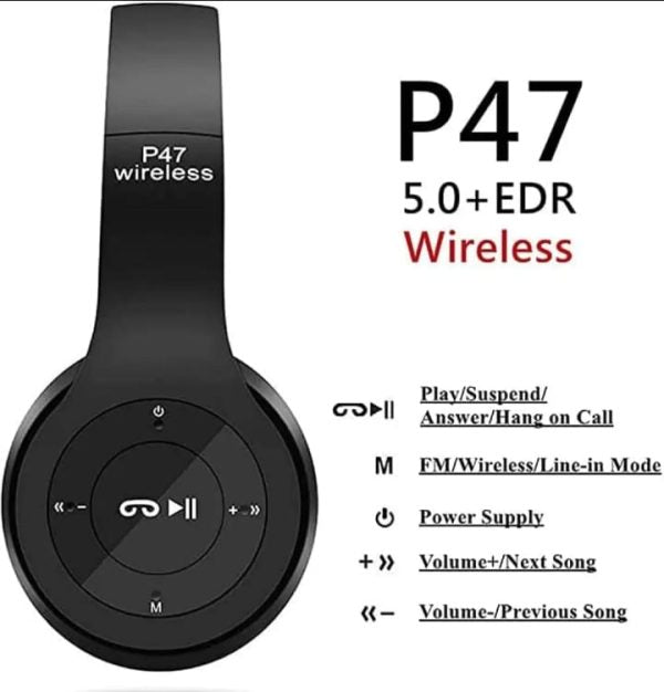 P47 Wireless Headphones Invincible Ultra Small Bluetooth Headset