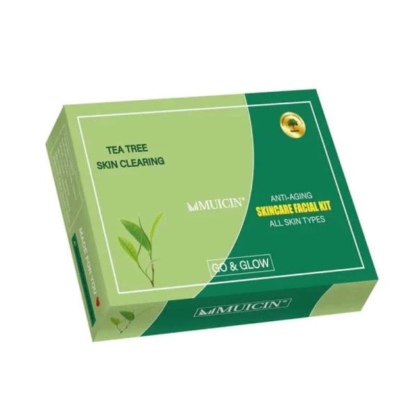 Pack Of 06 Mucin Tea Tree Clear & Clean Facial Kit