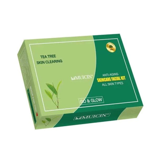 Pack Of 06 Mucin Tea Tree Clear & Clean Facial Kit