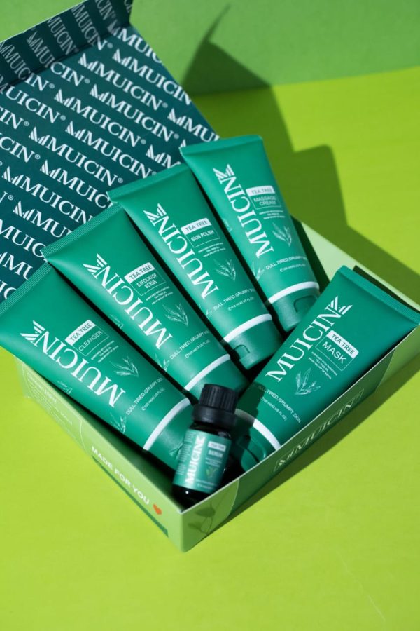 Pack Of 06 Mucin Tea Tree Clear & Clean Facial Kit