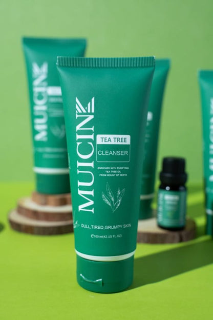 Pack Of 06 Mucin Tea Tree Clear & Clean Facial Kit