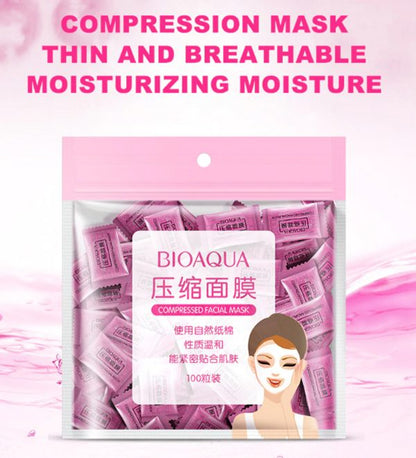 Pack Of 50 Bioaqua Compressed Facial
