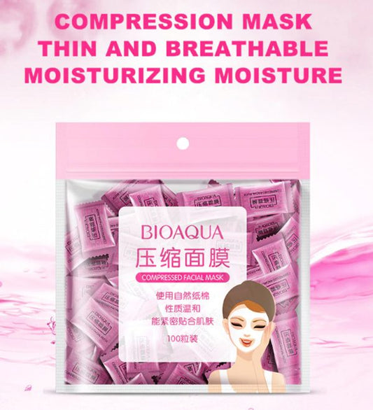 Pack Of 50 Bioaqua Compressed Facial