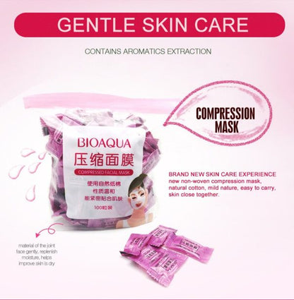 Pack Of 50 Bioaqua Compressed Facial