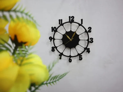 Retro Design 3d Wooden Wall Clock