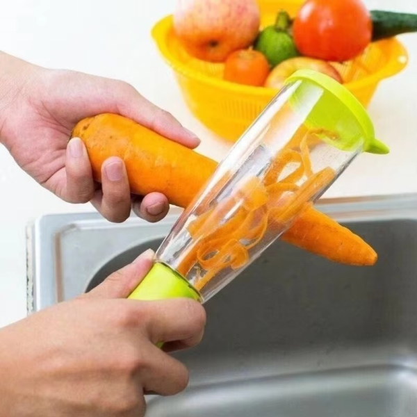 Vegetable Fruit Peeler With Storage Box