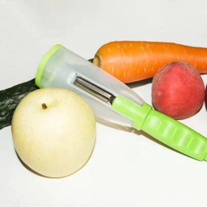 Vegetable Fruit Peeler With Storage Box