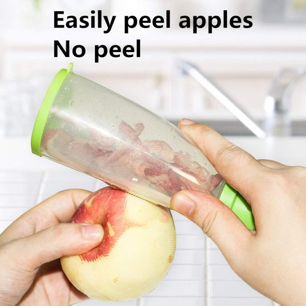 Vegetable Fruit Peeler With Storage Box
