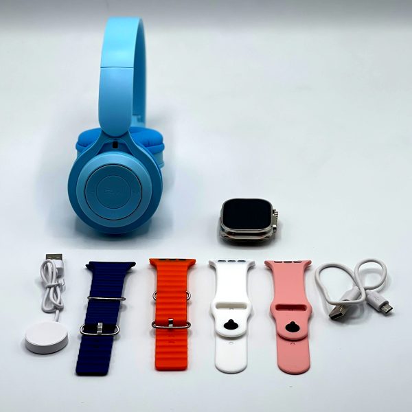 Ultra 2 Smart Watch Bundle – Includes Free P47 Wireless Headphone