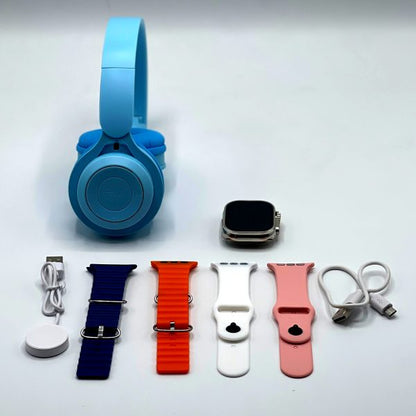 Ultra 2 Smart Watch Bundle – Includes Free P47 Wireless Headphone