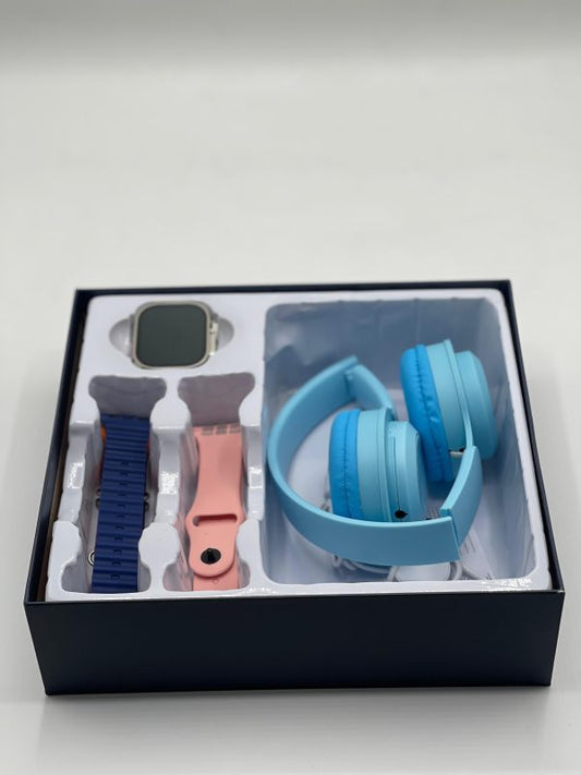 Ultra 2 Smart Watch Bundle – Includes Free P47 Wireless Headphone