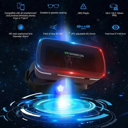 Vr Box – 3d Virtual Reality Box. With Remote ( Black )