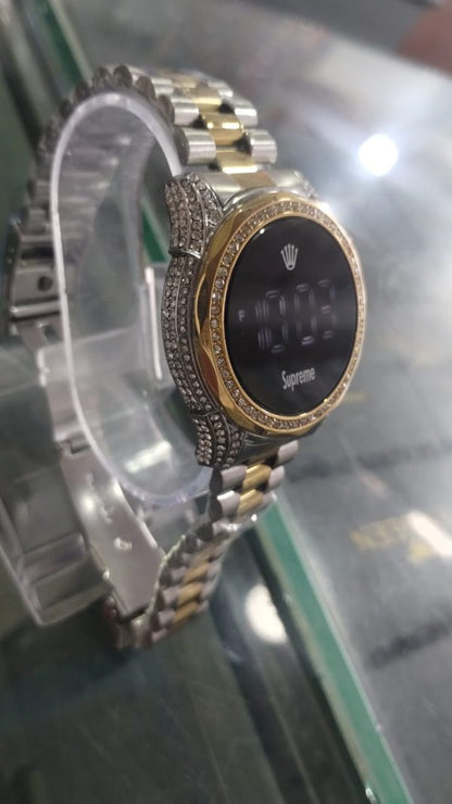 Women Watch Fashion Ladies Watches Full Diamond Touch Screen