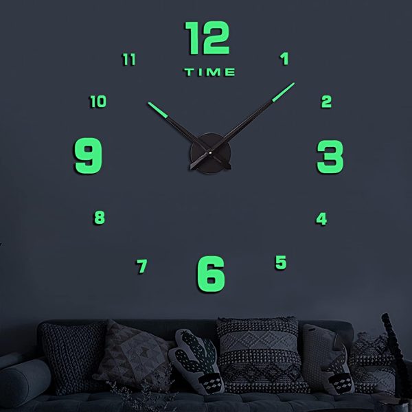 Wooden Numbers Wall Clocks